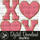 XOXO Chenille (Pink): Digital Download