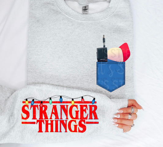 Stranger Things (Pocket/Sleeve): *DTF* Transfer