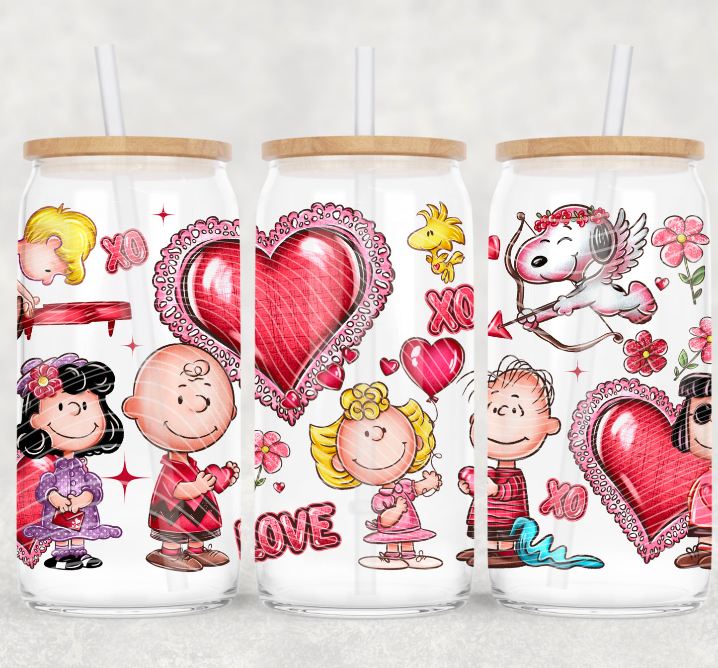 Peanut Valentine (AG-DEC): Libbey Glass Sub Print