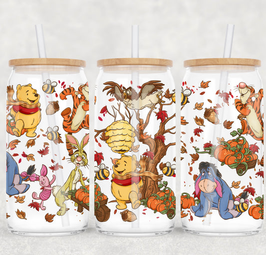 Oh Bother Pooh (AG): Libbey Glass Sub Print