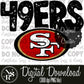 49ers (Black): Digital Download