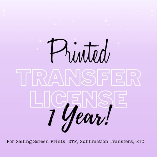 Printed Transfer License (1 Year)
