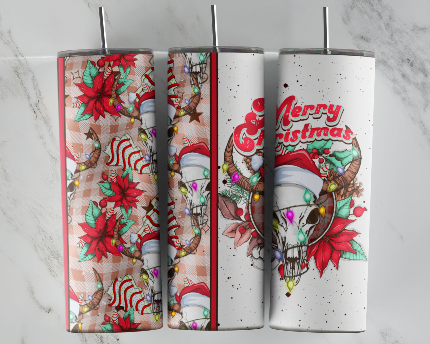 Boho Merry Christmas: Tumbler Sub Print