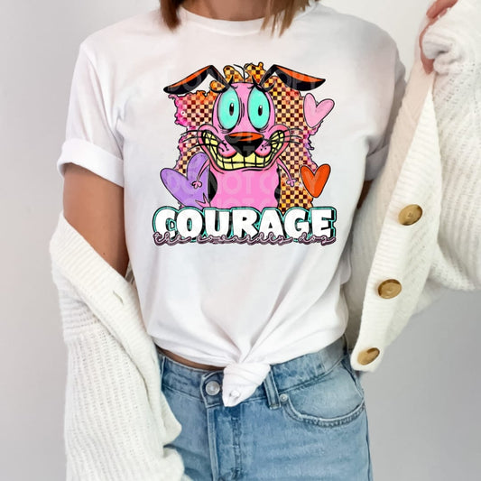 Courage The Cowardly Dog: *DTF* Transfer