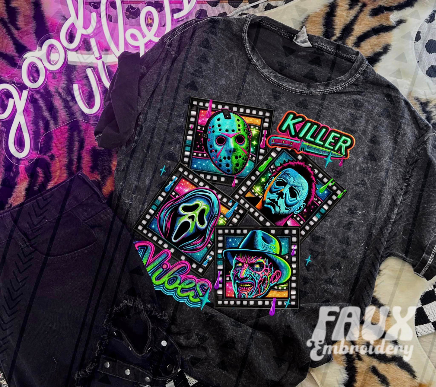 Neon Killer Vibes (TGG): *DTF* Transfer