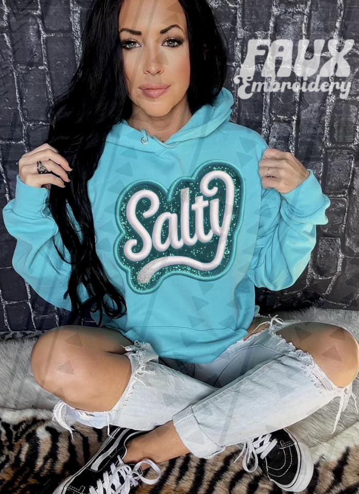 Salty Faux embroidery (TGG): *DTF* Transfer