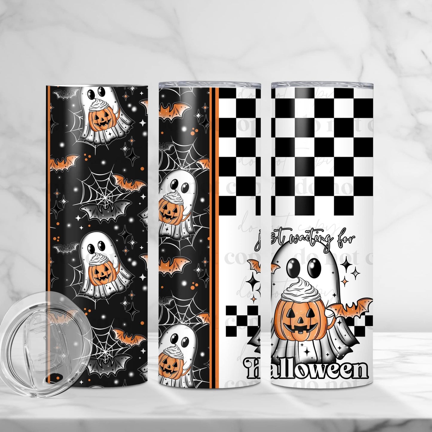 Waiting For Halloween Ghostie (CSC-TT): Tumbler Sub Print