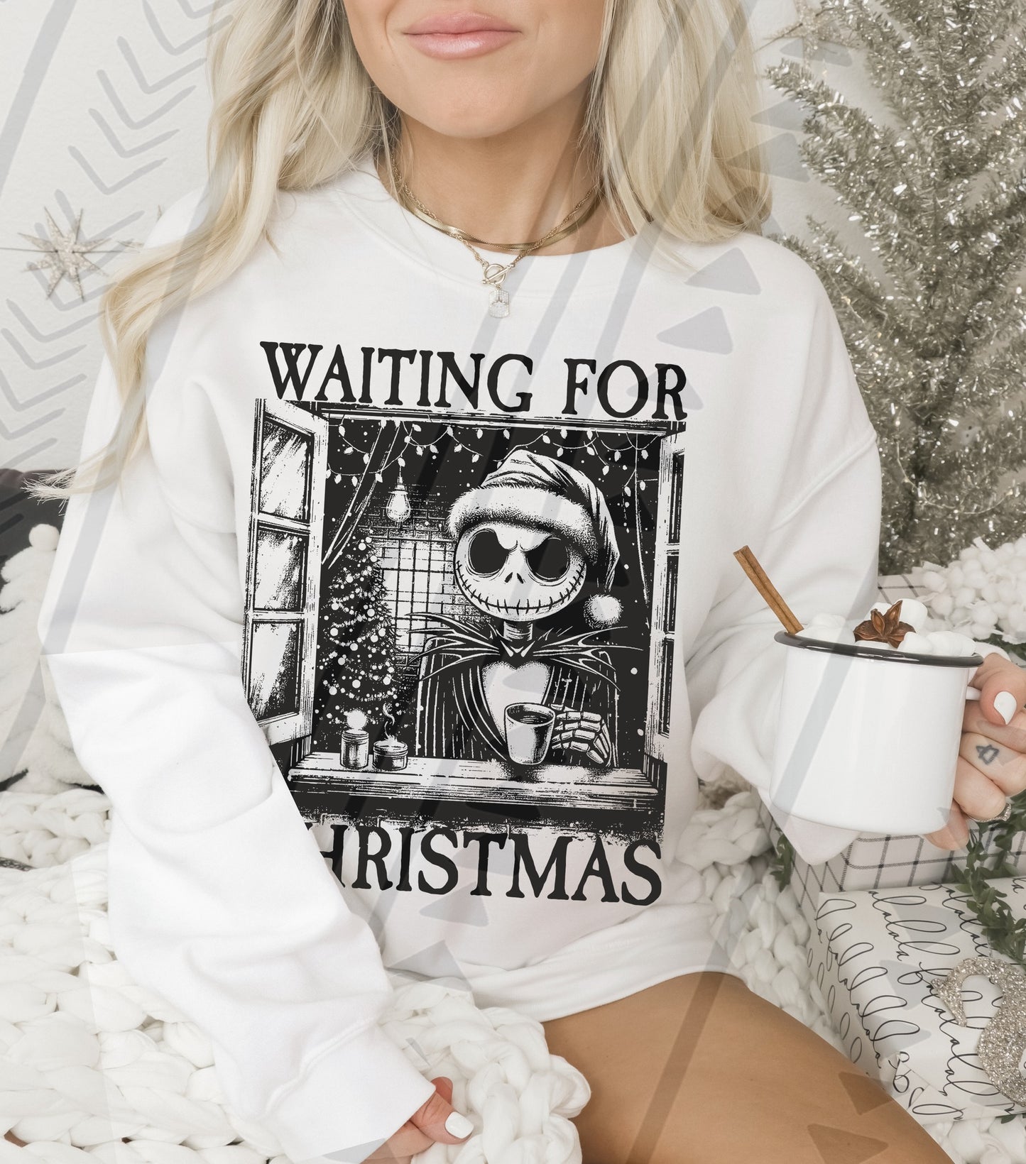 Waiting for Christmas-Skellington (TGG): *DTF* Transfer