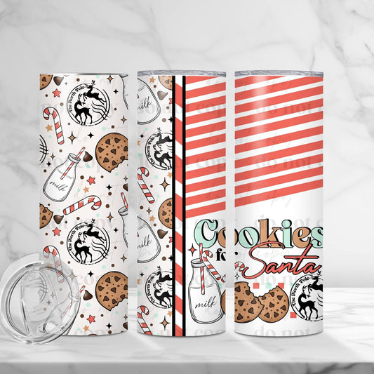 Cookies For Santa (CSC-TT): Tumbler Sub Print