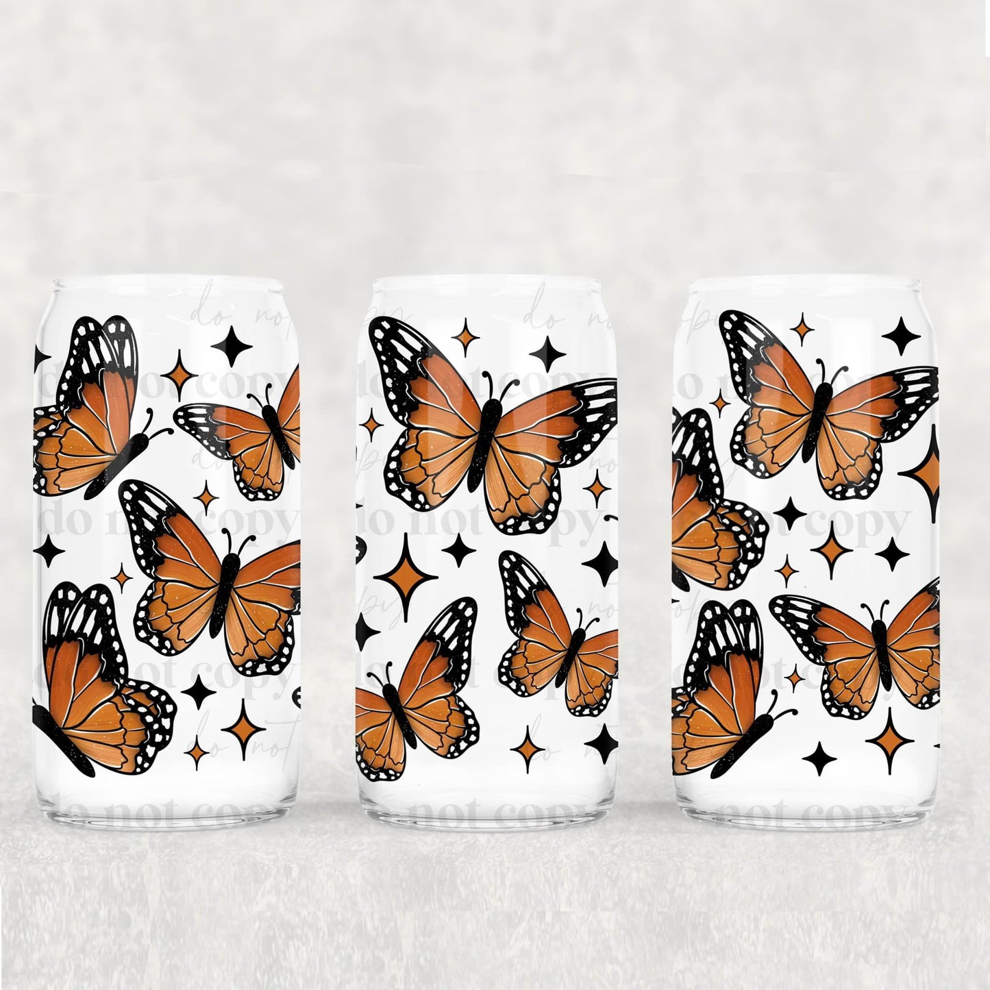 Monarch Butterflies (CSC-TT): Libbey Glass Sub Print