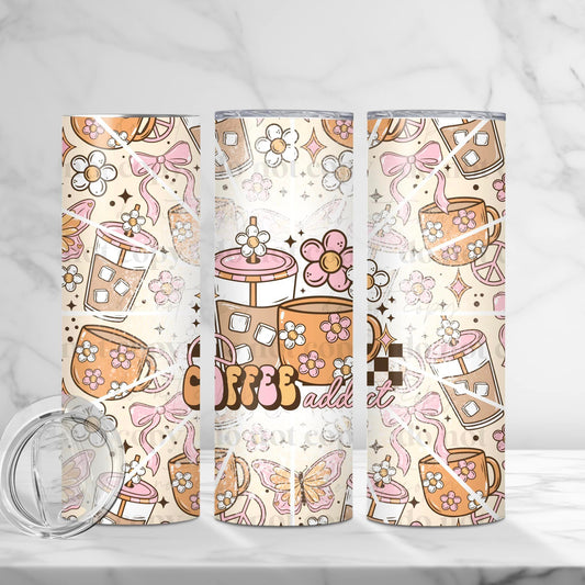 Coffee Addict (CSC-TT): Tumbler Sub Print