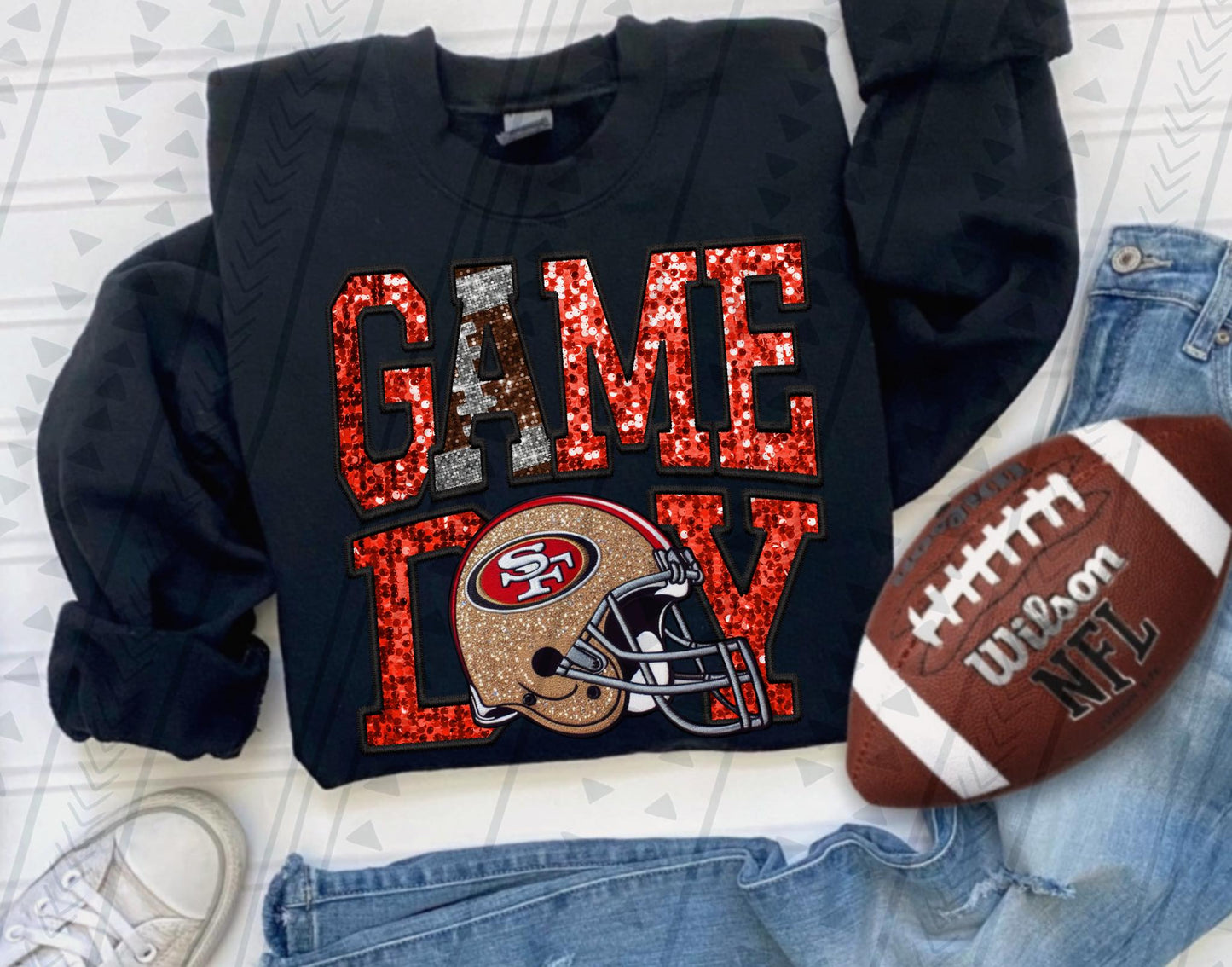 NFL GAME DAY Sequins Collection (TGG): *DTF* Transfer