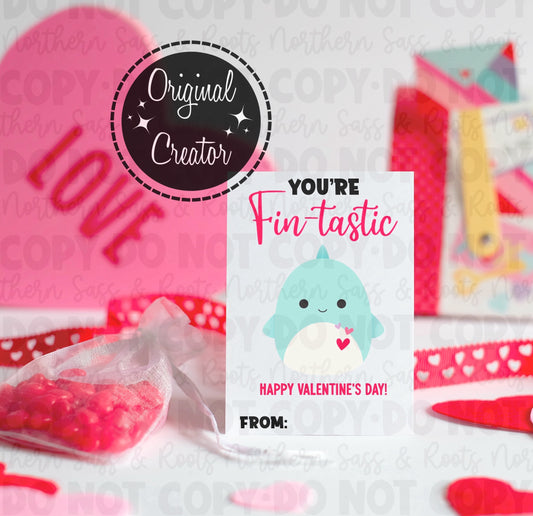Valentine SQUISHMALLOW Cards (Printable)