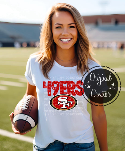EXCLUSIVE 49ers (Red): *DTF* Transfer