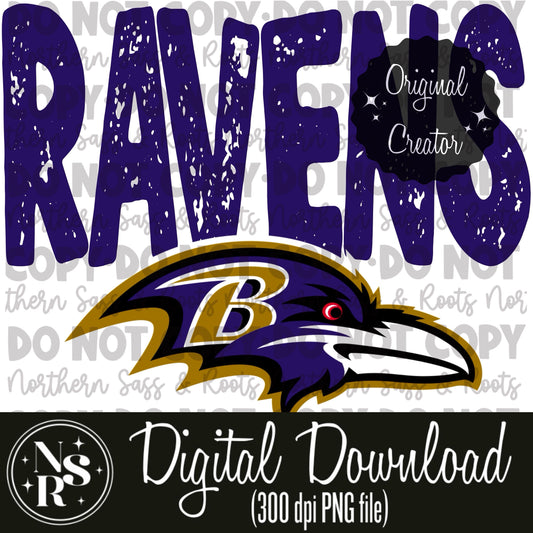 RAVENS (Purple): Digital Download