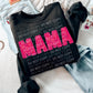 MAMA Pink (Faux Sequins): *DTF* Transfer