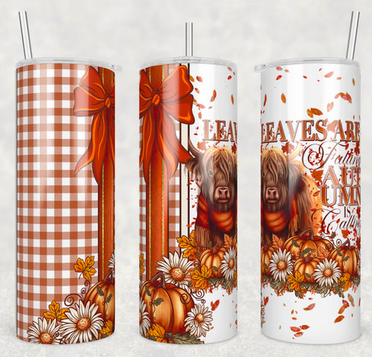 Autumn Is Calling (AG): Tumbler Sub Print