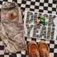 DUCK YEAH V.2 Camo Faux Embroidery: *DTF* Transfer