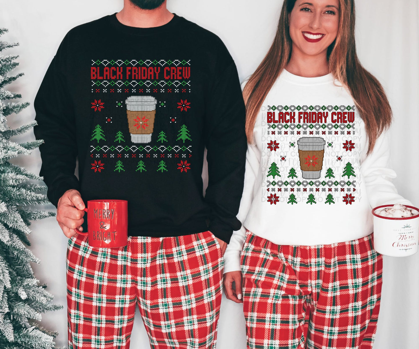 Faux Ugly Sweater (Black Friday Crew): *DTF* Transfer