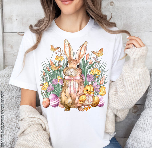 Spring Bunny & Chick (AG): *DTF* Transfer