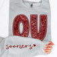 COLLEGE Faux Sequin Embroidery Collection (Full Size Print): *DTF* Transfer