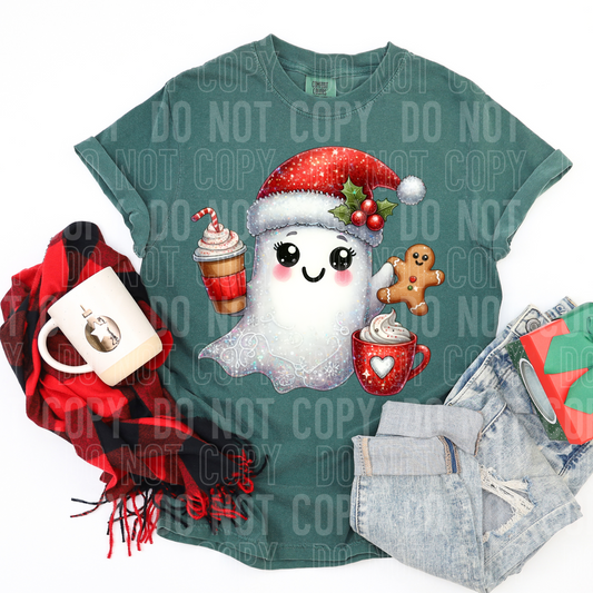 Christmas Ghost (SBB): *DTF* Transfer