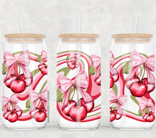 Cherry with Bow: Libbey Glass Sub Print