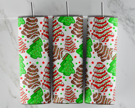 Christmas Tree Cake: Tumbler Sub Print