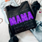 MAMA Purple (Faux Sequins): *DTF* Transfer