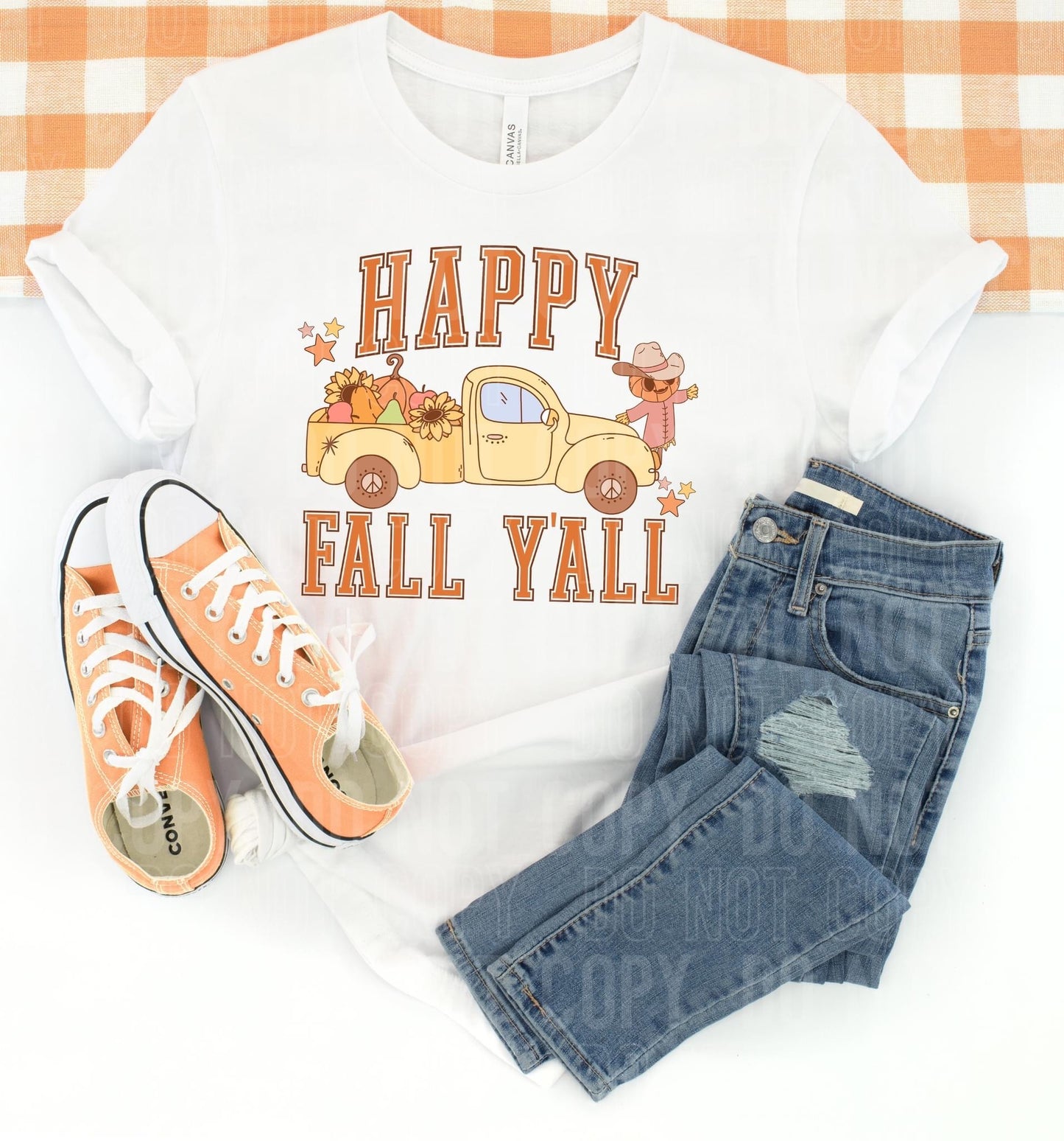 Happy Fall Y’all: *DTF* Transfer