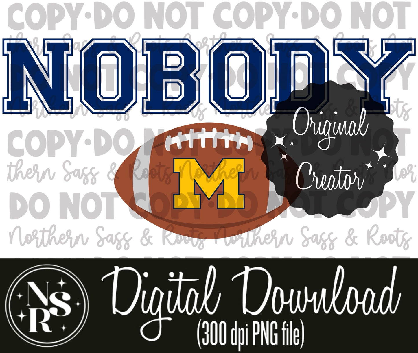 NOBODY (Harbaugh M): Digital Download