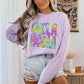 Tie Dye Faux Sequins Embroidery: *DTF* Transfer