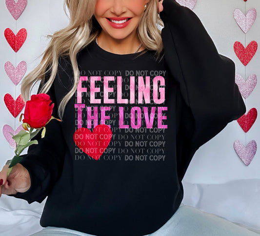 FEELING THE LOVE (Metallic Foul): *DTF* Transfer