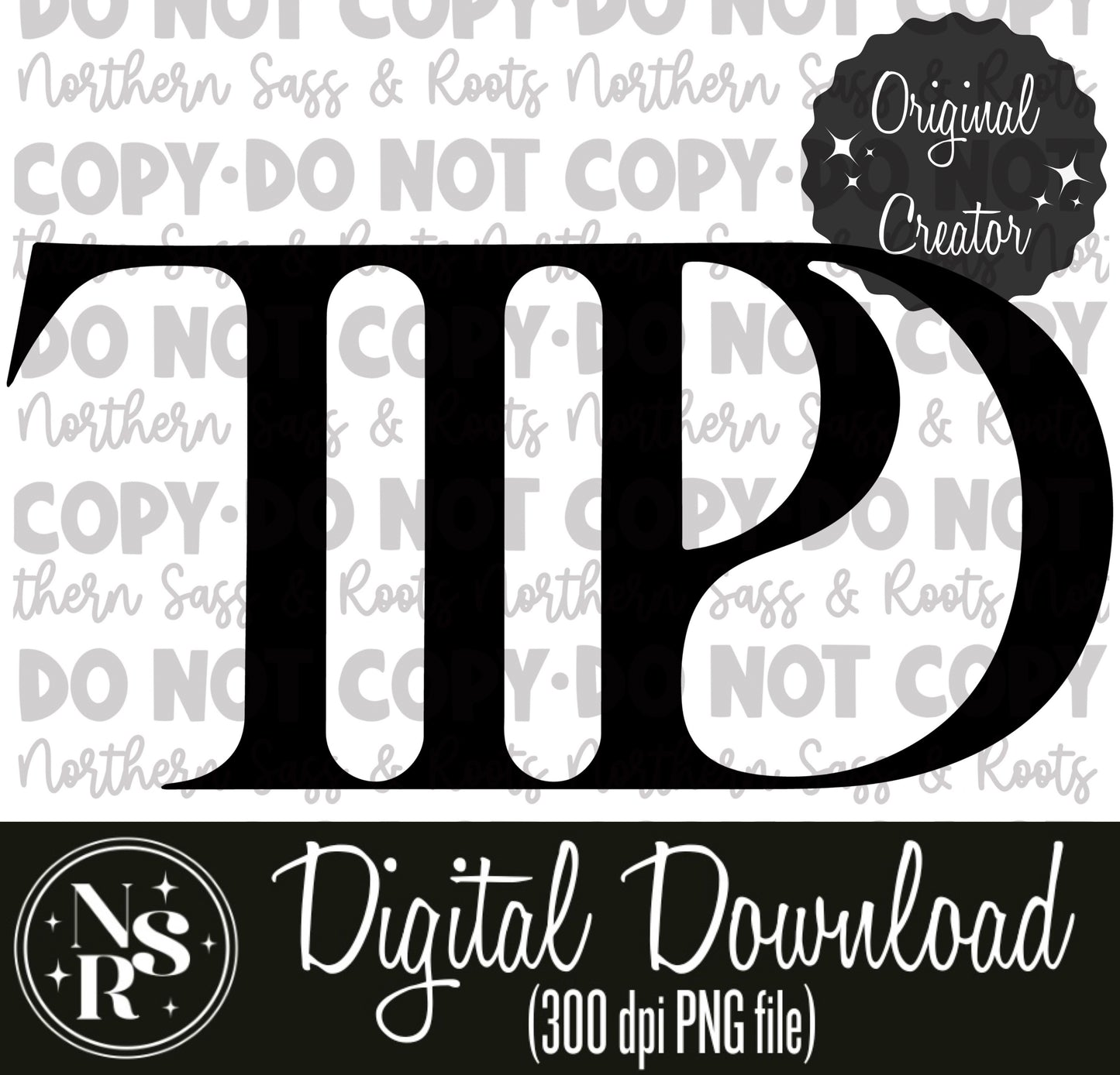 TTPD-Solid BLACK (NSR): Digital Download