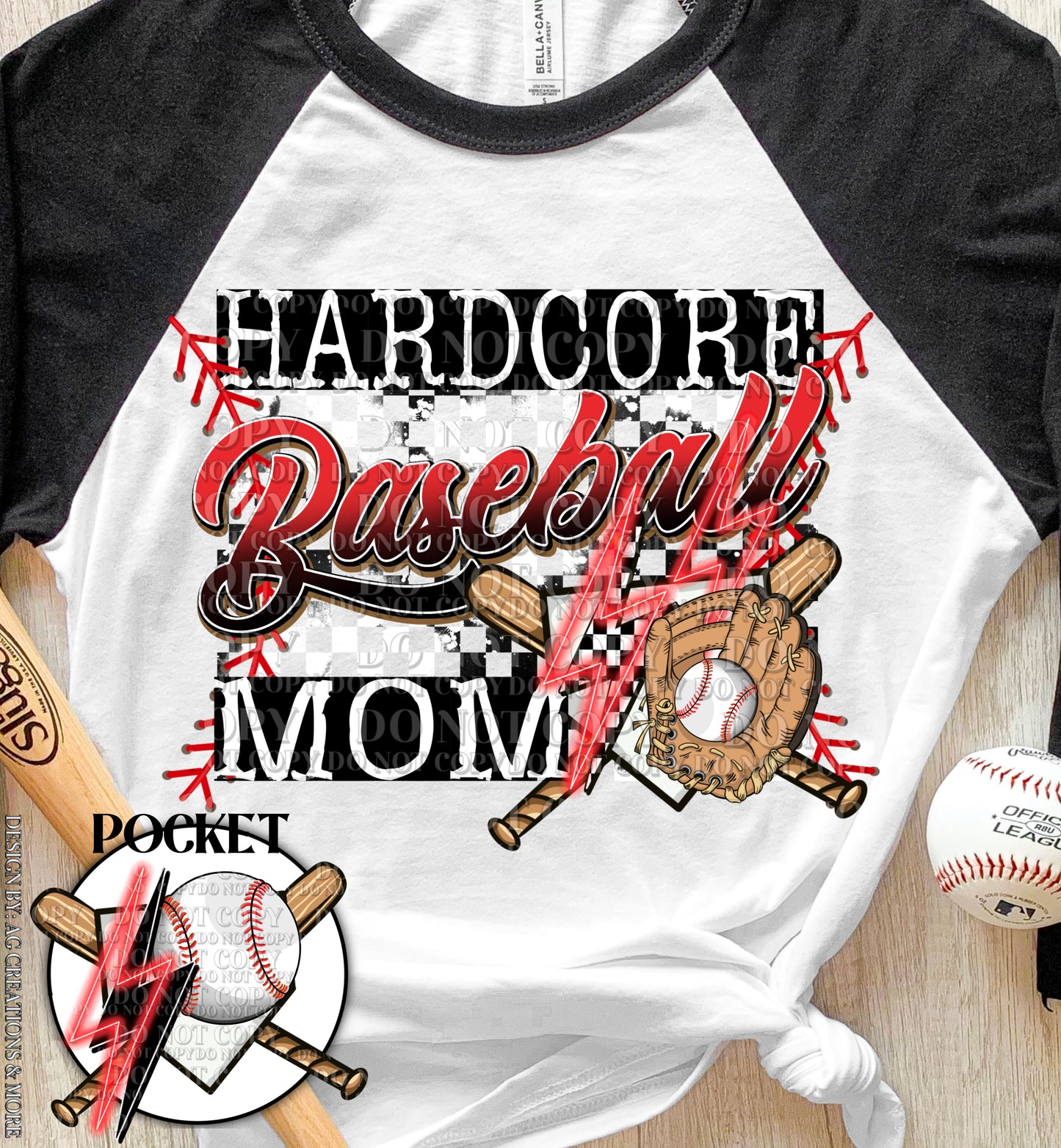Hardcore Baseball Mom (AG): *DTF* Transfer