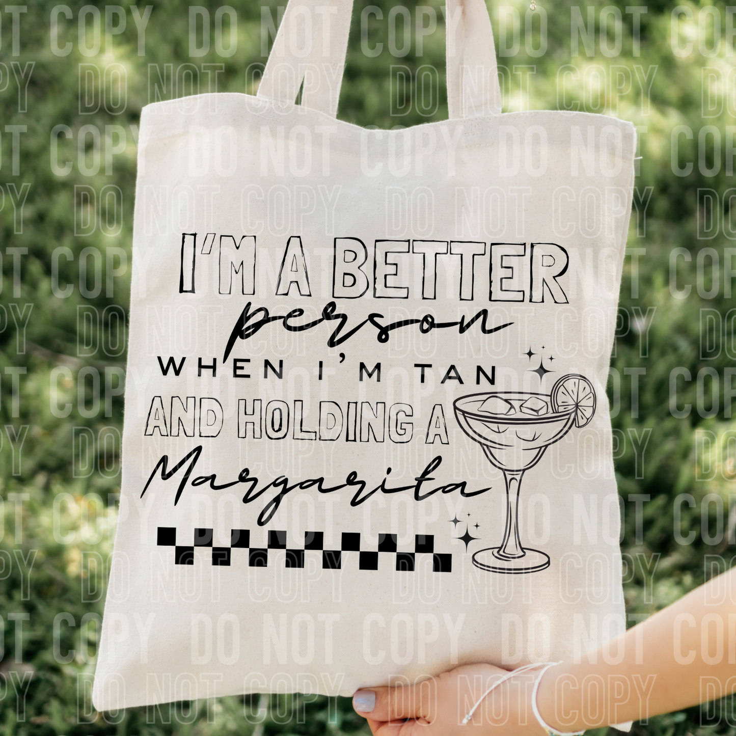 I'm A Better Person Tan Marg (SBB): *DTF* Transfer