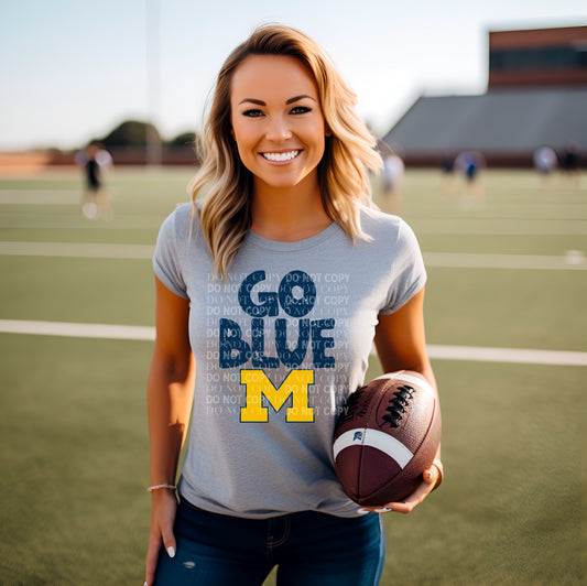 EXCLUSIVE Go Blue: *DTF* Transfer