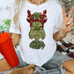 Faux Embroidery Green Man: *DTF* Transfer