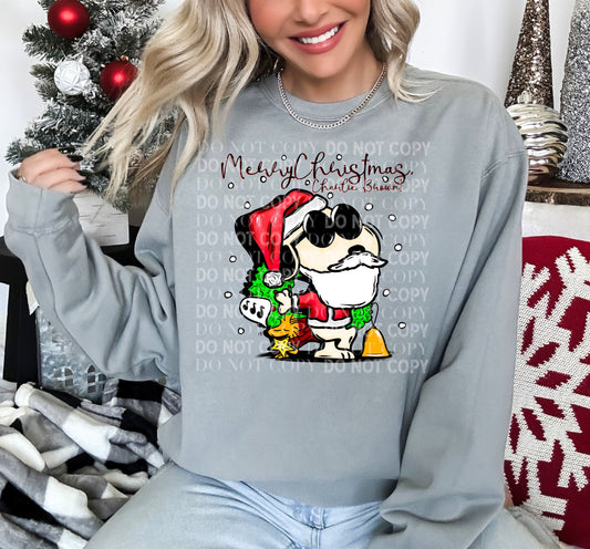 Merry Christmas Snoopy: *DTF* Transfer