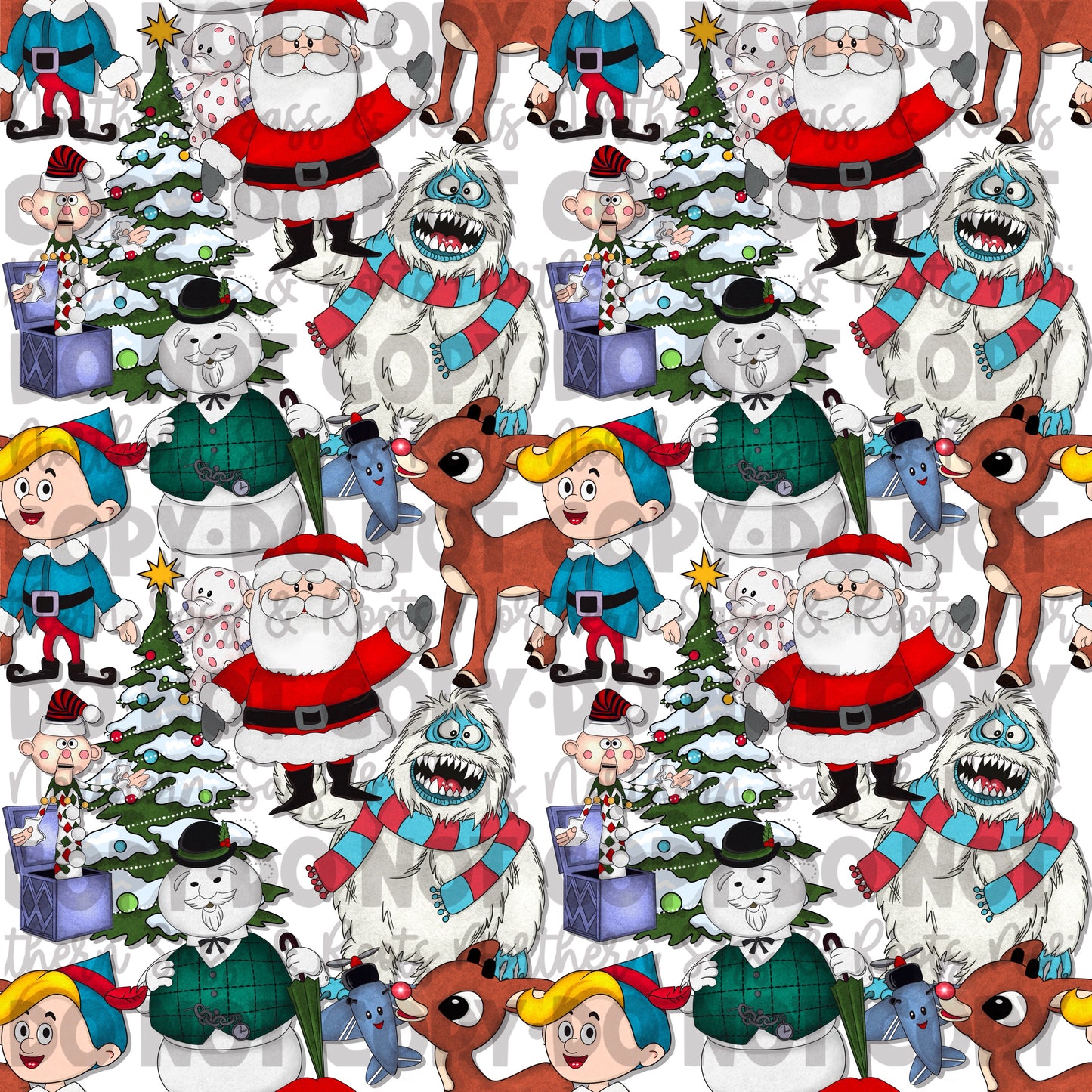 Rudolph and Friends: Sublimation Sheet – NSR Transfers