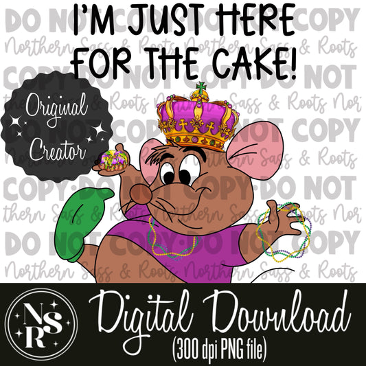 I’m Just Here For The Cake! (Mardi Gras GUS) V.1: Digital Download