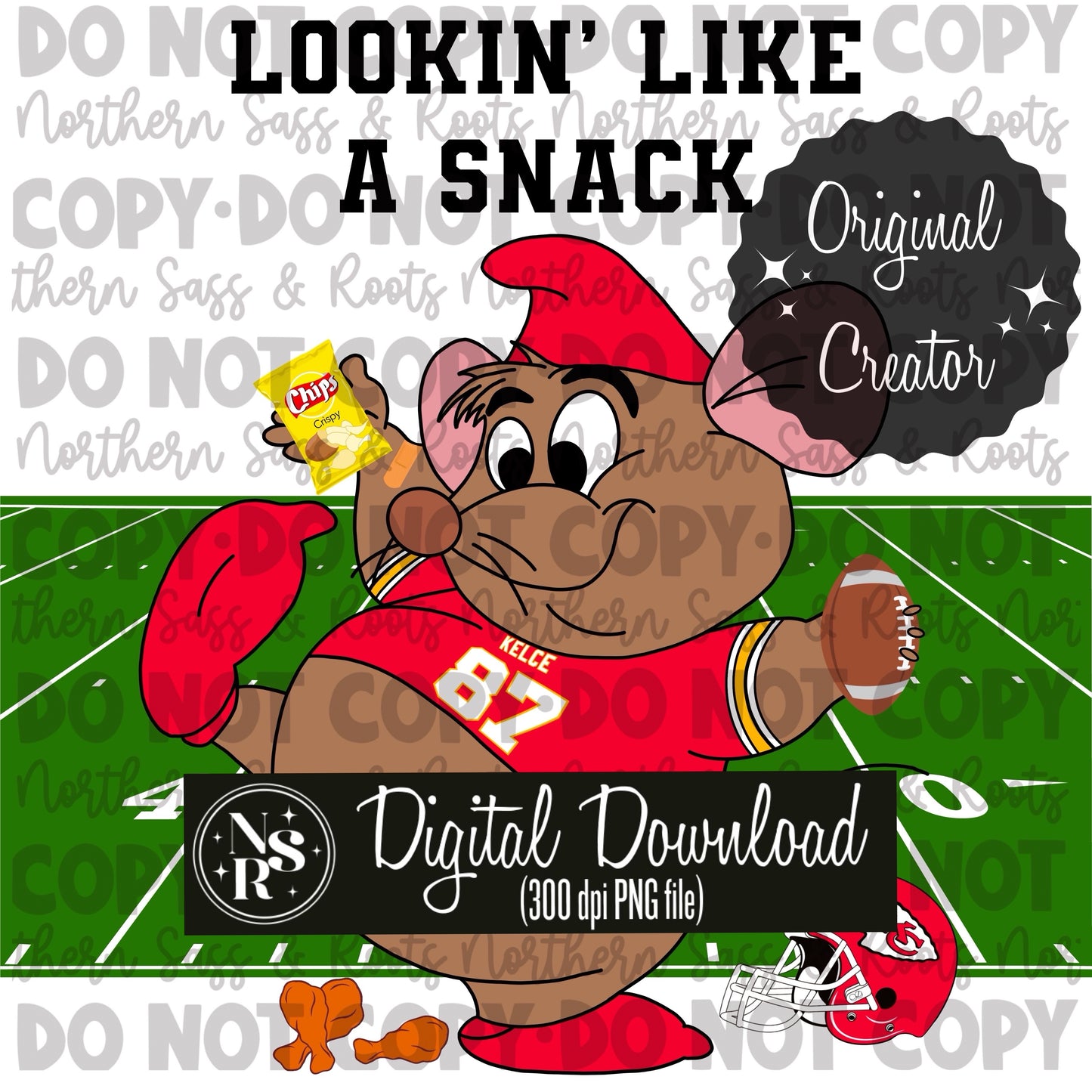Lookin Like A Snack V.1 (Gus Kelce): Digital Download