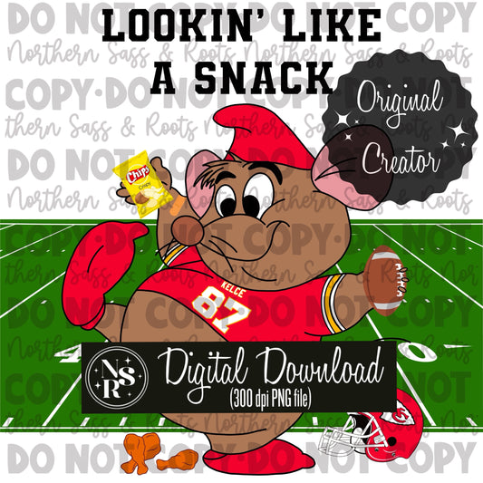 Lookin Like A Snack V.1 (Gus Kelce): Digital Download