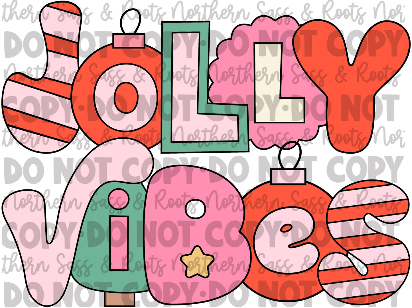 Retro Jolly Vibes: Digital Download