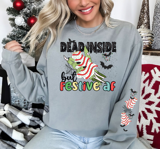 Dead Inside But Festive AF Collection: *DTF* Transfer