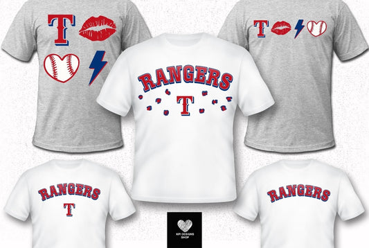 Rangers MLB Collection (KPI): *DTF* Transfer