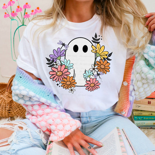 Ghosty Spring Floral (CSC): *DTF* Transfer