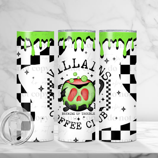 Villains Coffee Club (CSC): Tumbler Sub Print
