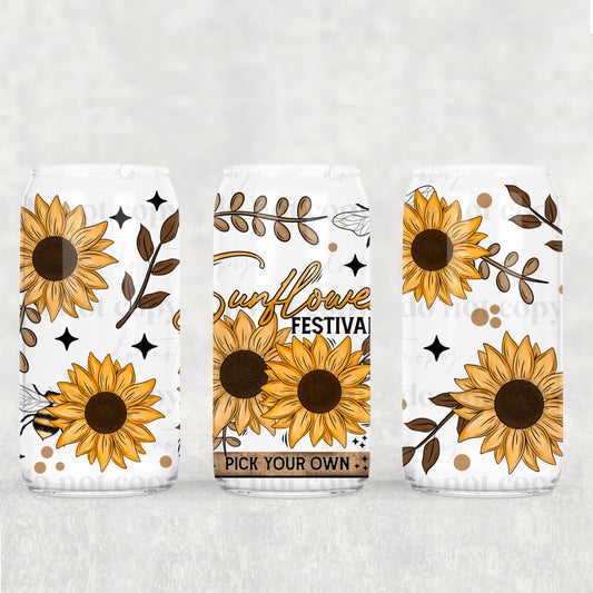 Sunflower Festival (CSC): Libbey Glass Sub Print