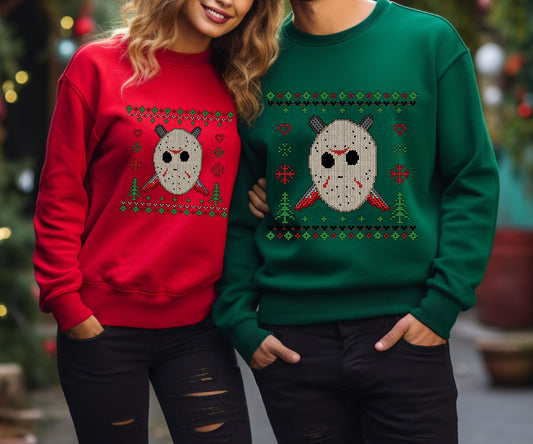 Faux Ugly Sweater (Holiday Jason V): *DTF* Transfer